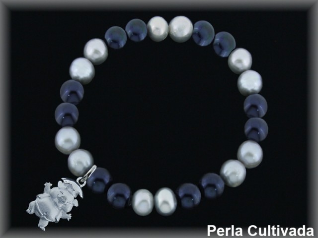 Pulseras de Plata al Por Mayor ref 9107E  Mayorista de Pulseras de Plata
