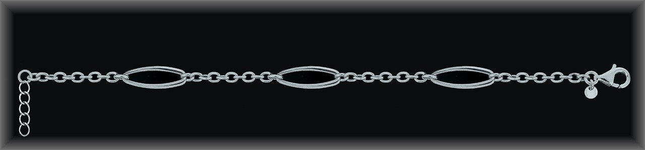Mayorista de Plata de Pulseras ref 9L038  Pulseras de Plata al por Mayor