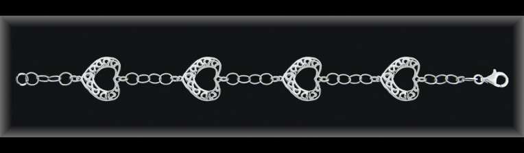 Mayorista de Plata de Pulseras ref 9L055  Pulseras de Plata al por Mayor