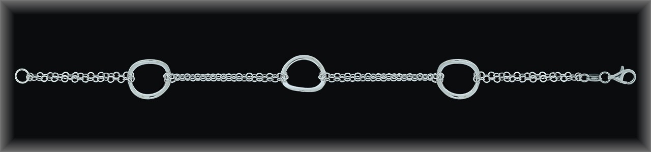 Mayorista de Plata de Pulseras ref 9L083  Pulseras de Plata al por Mayor