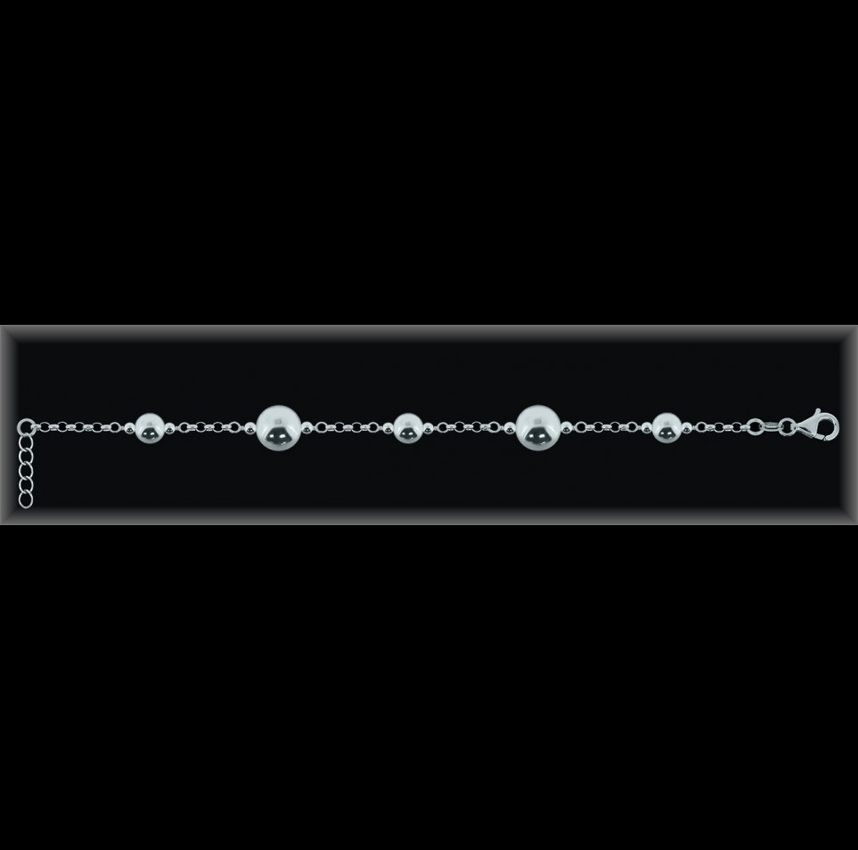 Mayorista de Plata de Pulseras ref 9L107  Pulseras de Plata al por Mayor