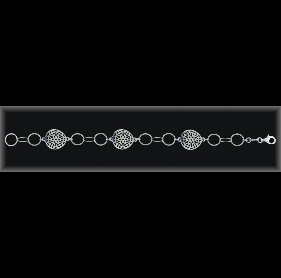Mayorista de Plata de Pulseras ref 9L127  Pulseras de Plata al por Mayor