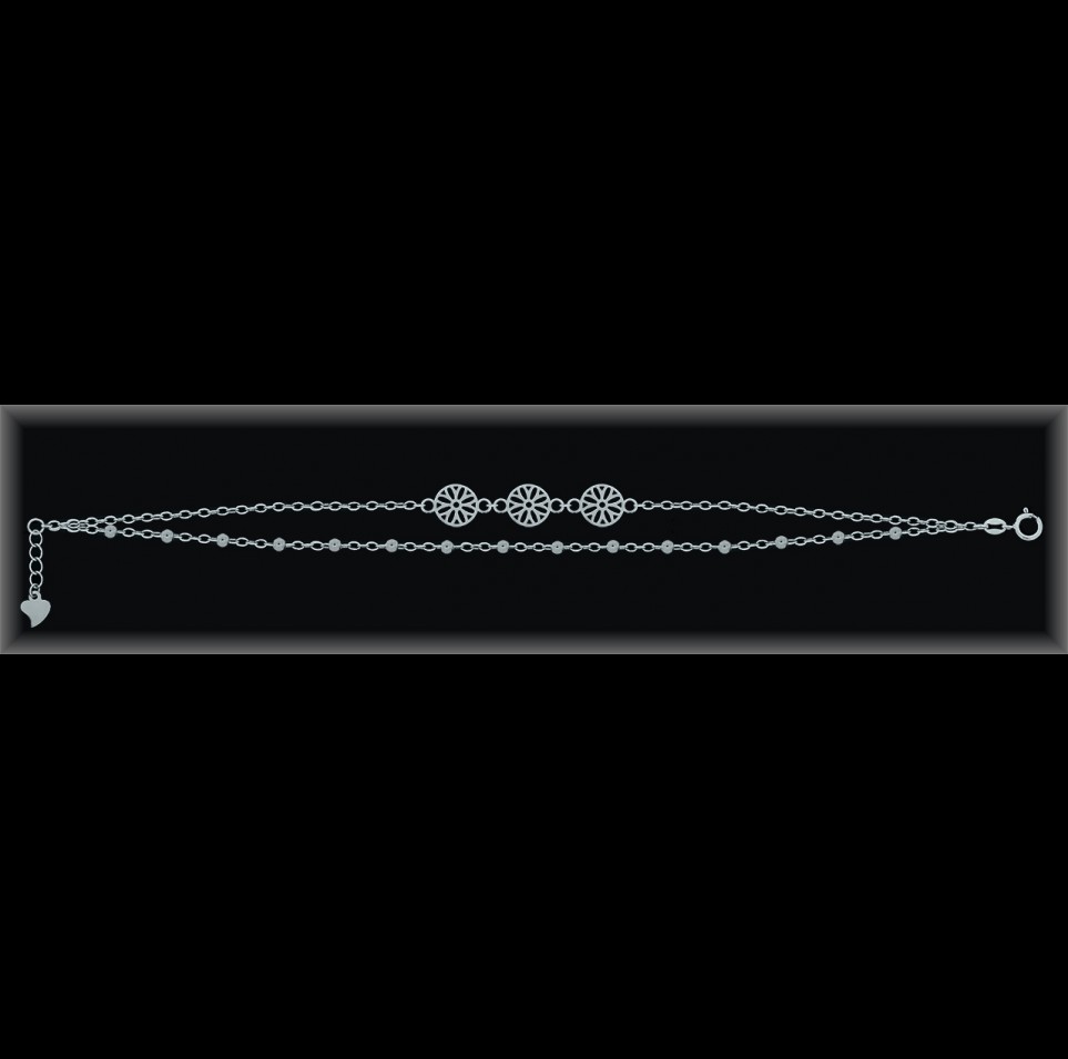 Mayorista de Plata de Pulseras ref 9L566  Pulseras de Plata al por Mayor