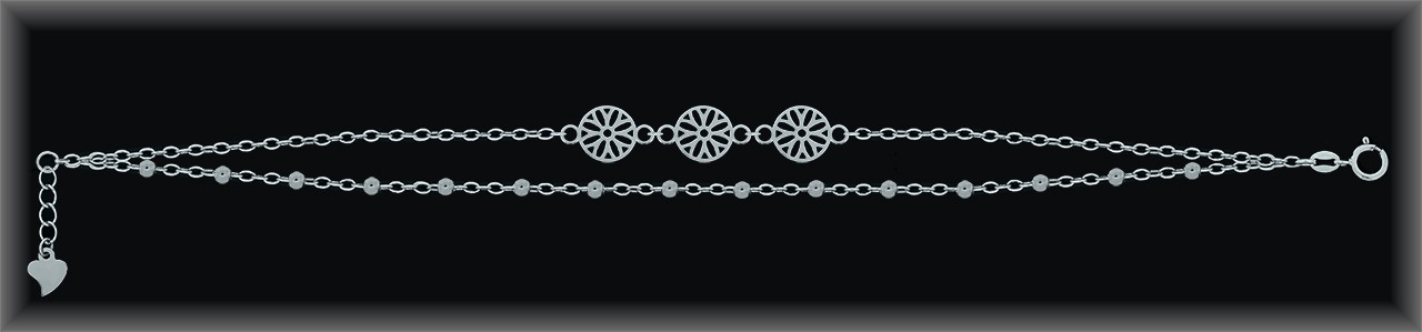Mayorista de Plata de Pulseras ref 9L566  Pulseras de Plata al por Mayor