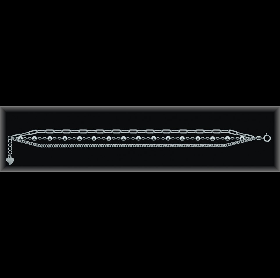 Mayorista de Plata de Pulseras ref 9L572  Pulseras de Plata al por Mayor