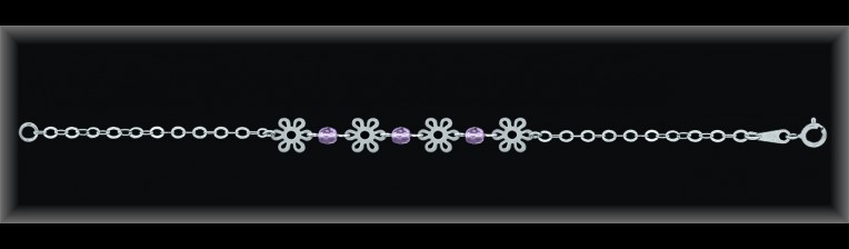 Pulseras de Plata al Por Mayor ref 9P009A  Mayorista de Pulseras de Plata