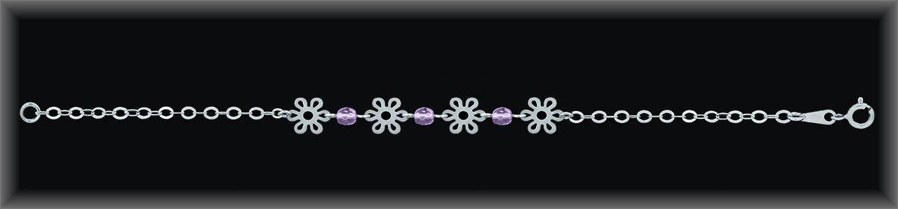 Pulseras de Plata al Por Mayor ref 9P009A  Mayorista de Pulseras de Plata
