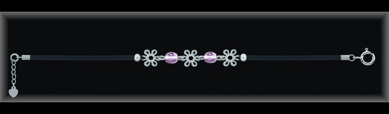 Pulseras de Plata al Por Mayor ref 9P200AN  Mayorista de Pulseras de Plata