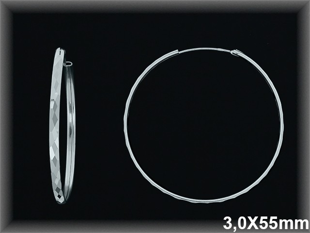 Mayorista de Plata de Aros ref A8212  Aros de Plata al por Mayor