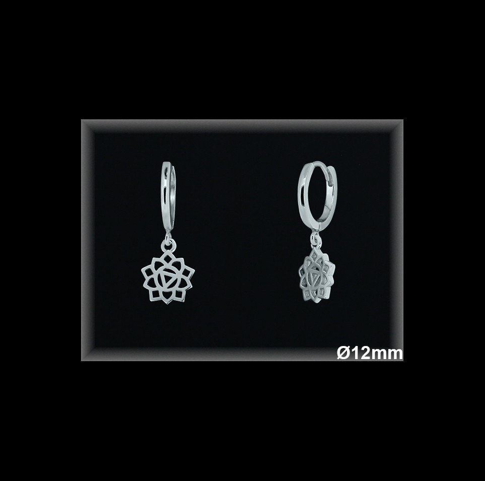 Aros de Plata al Por Mayor ref AL012  Mayorista de Aros de Plata