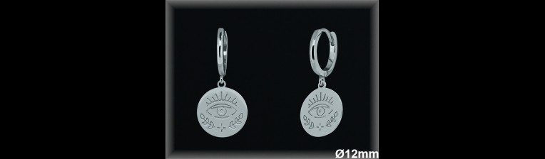 Aros de Plata al Por Mayor ref AL063  Mayorista de Aros de Plata