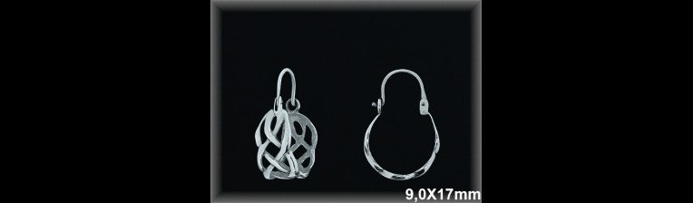 Mayorista de Plata de Aros ref AL103  Aros de Plata al por Mayor