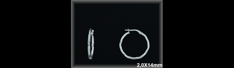 Mayorista de Plata de Aros ref AL115AD  Aros de Plata al por Mayor