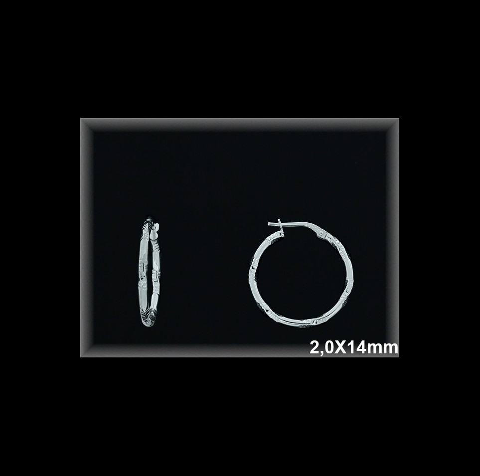 Mayorista de Plata de Aros ref AL115AD  Aros de Plata al por Mayor