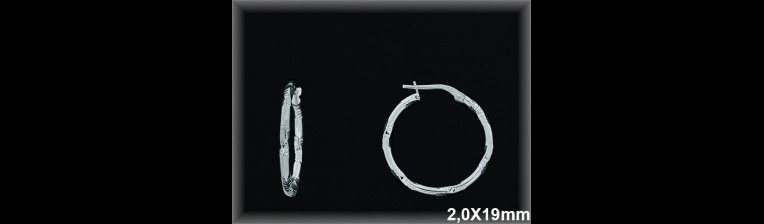 Mayorista de Plata de Aros ref AL115BD  Aros de Plata al por Mayor