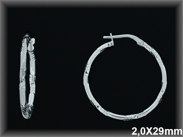 Mayorista de Plata de Aros ref AL115DD  Aros de Plata al por Mayor
