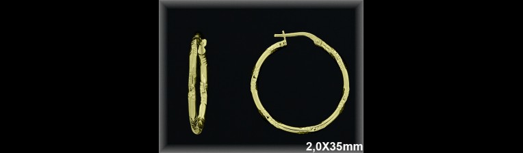 Mayorista de Plata de Aros ref AL115EC  Aros de Plata al por Mayor