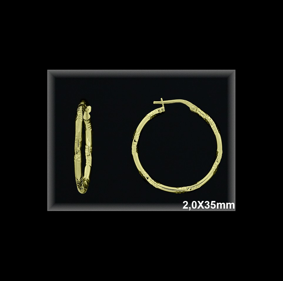 Mayorista de Plata de Aros ref AL115EC  Aros de Plata al por Mayor
