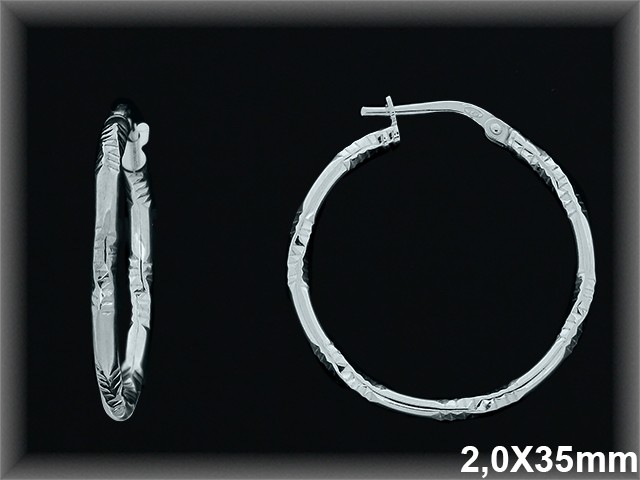 Mayorista de Plata de Aros ref AL115ED  Aros de Plata al por Mayor