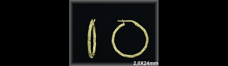 Mayorista de Plata de Aros ref AL116CC  Aros de Plata al por Mayor