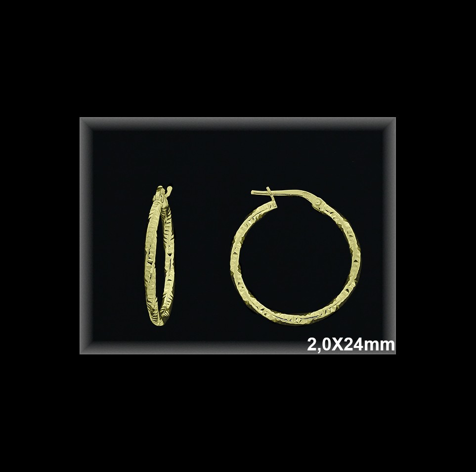 Mayorista de Plata de Aros ref AL116CC  Aros de Plata al por Mayor
