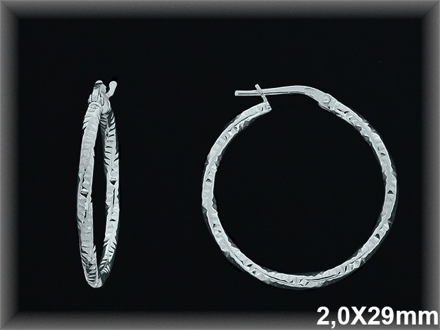 Mayorista de Plata de Aros ref AL116DD  Aros de Plata al por Mayor