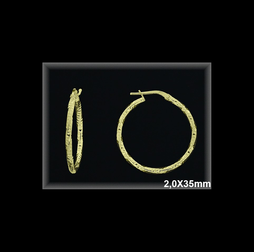 Mayorista de Plata de Aros ref AL116EC  Aros de Plata al por Mayor