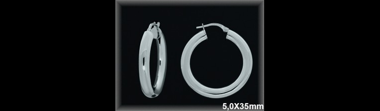 Mayorista de Plata de Aros ref AL120ED  Aros de Plata al por Mayor