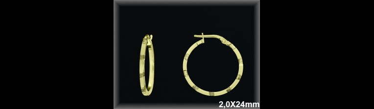 Mayorista de Plata de Aros ref AL125CC  Aros de Plata al por Mayor