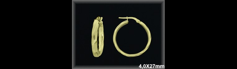 Aros de Plata al Por Mayor ref AL133DC  Mayorista de Aros de Plata