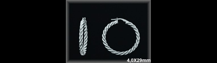 Aros de Plata al Por Mayor ref AL134DD  Mayorista de Aros de Plata