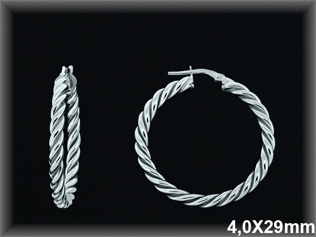 Aros de Plata al Por Mayor ref AL134DD  Mayorista de Aros de Plata