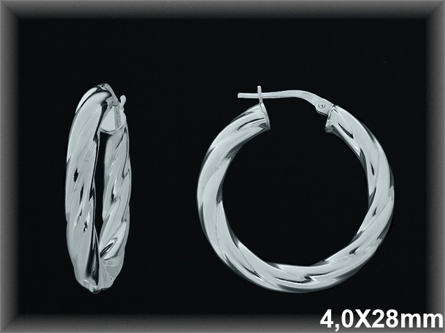 Aros de Plata al Por Mayor ref AL187DD  Mayorista de Aros de Plata