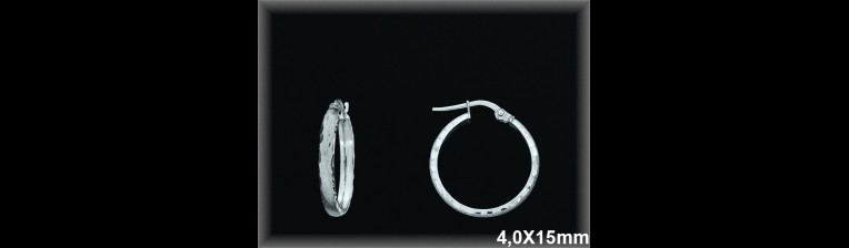 Mayorista de Plata de Aros ref AL221AD  Aros de Plata al por Mayor