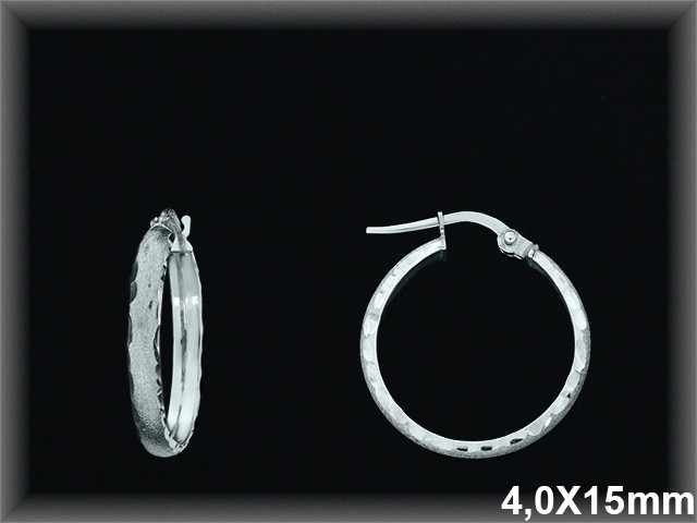 Mayorista de Plata de Aros ref AL221AD  Aros de Plata al por Mayor