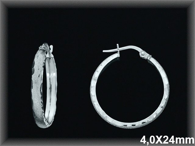 Mayorista de Plata de Aros ref AL221CD  Aros de Plata al por Mayor