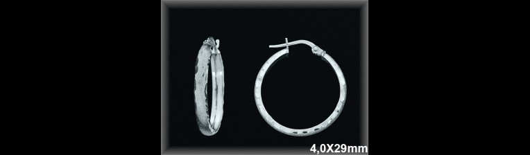 Mayorista de Plata de Aros ref AL221DD  Aros de Plata al por Mayor