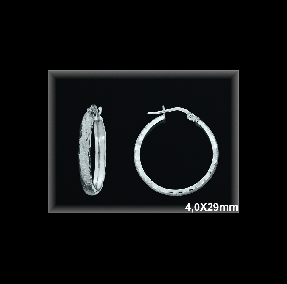 Mayorista de Plata de Aros ref AL221DD  Aros de Plata al por Mayor