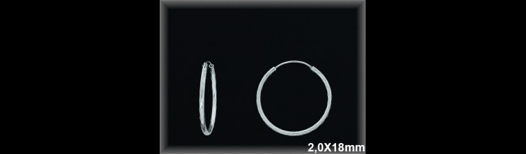 Mayorista de Plata de Aros ref AL270BD  Aros de Plata al por Mayor