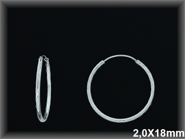 Mayorista de Plata de Aros ref AL270BD  Aros de Plata al por Mayor
