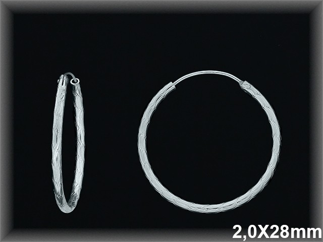 Mayorista de Plata de Aros ref AL270DD  Aros de Plata al por Mayor
