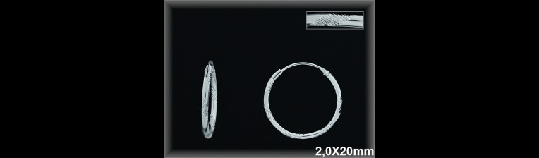 Mayorista de Plata de Aros ref AL273BD  Aros de Plata al por Mayor