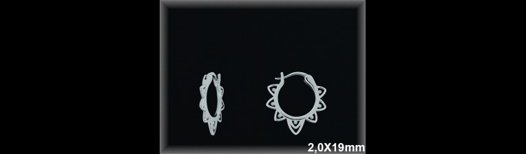 Mayorista de Plata de Aros ref AL313  Aros de Plata al por Mayor
