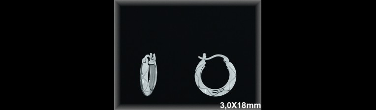Mayorista de Plata de Aros ref AL316  Aros de Plata al por Mayor