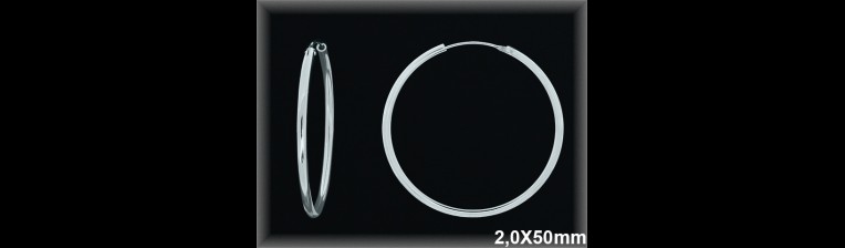 Mayorista de Plata de Aros ref AL80050  Aros de Plata al por Mayor