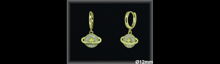 Aros de Plata al Por Mayor ref AZ097C  Mayorista de Aros de Plata