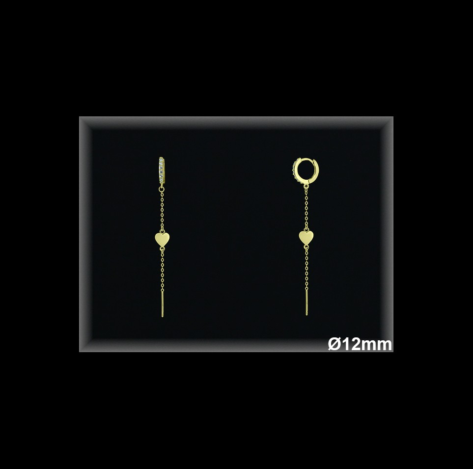 Aros de Plata al Por Mayor ref AZ118C  Mayorista de Aros de Plata