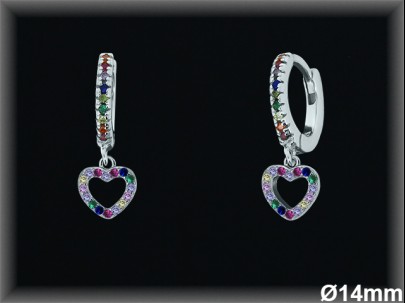 Aros de Plata al Por Mayor ref AZ120T  Mayorista de Aros de Plata