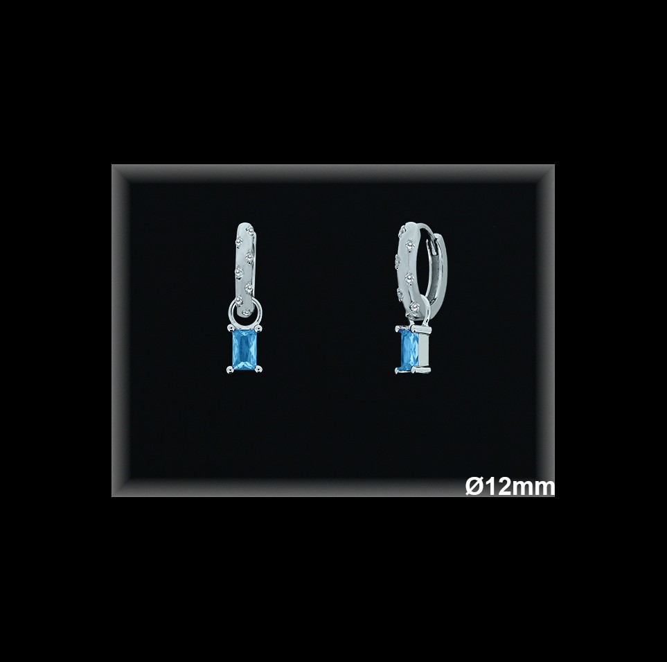 Aros de Plata al Por Mayor ref AZ165G  Mayorista de Aros de Plata