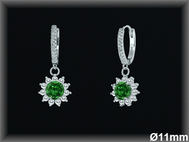 Aros de Plata al Por Mayor ref AZ168D  Mayorista de Aros de Plata